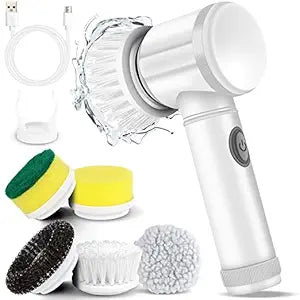 Taar Zaar 5-in-1 MagicSpin Electric Cleaning Brush